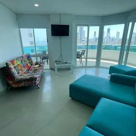 Apartamento Mundo Turistico Oasis En El Cielo En Zona Turistica Del Barrio El Laguito Cartagena